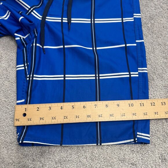 The North Face Cargo Board Shoarts Swim Trunks Mens 30 Blue Plaid Outdoor Summer - Picture 16 of 16